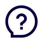 Chat Circle Help SVG Icon